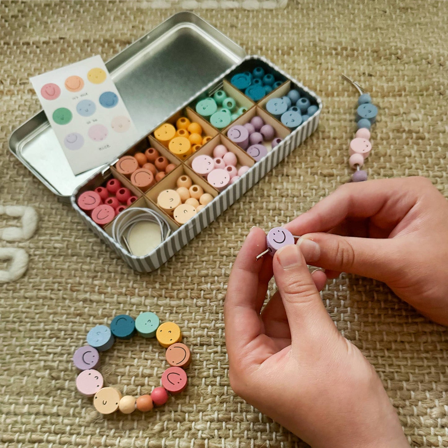 Smiley Bracelet Bead Kit