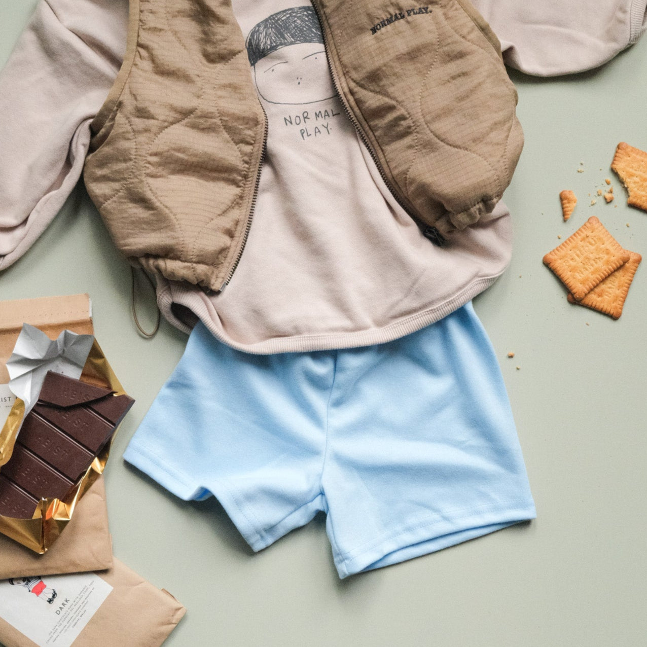 Baby Blue Shorts