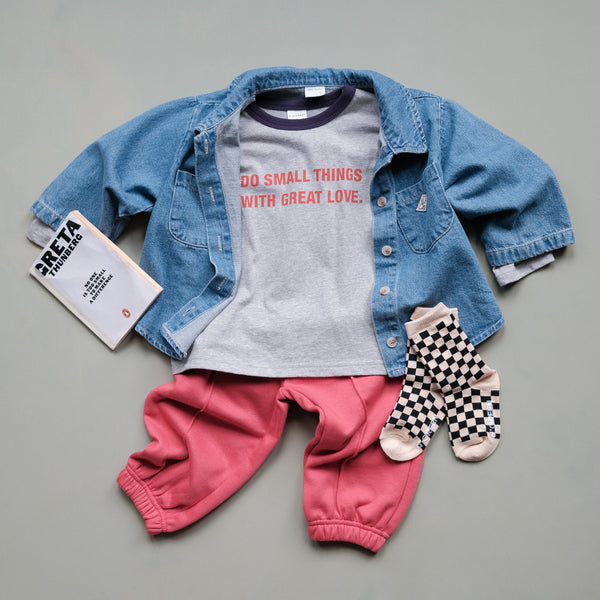 Red Pintuck Sweatpants