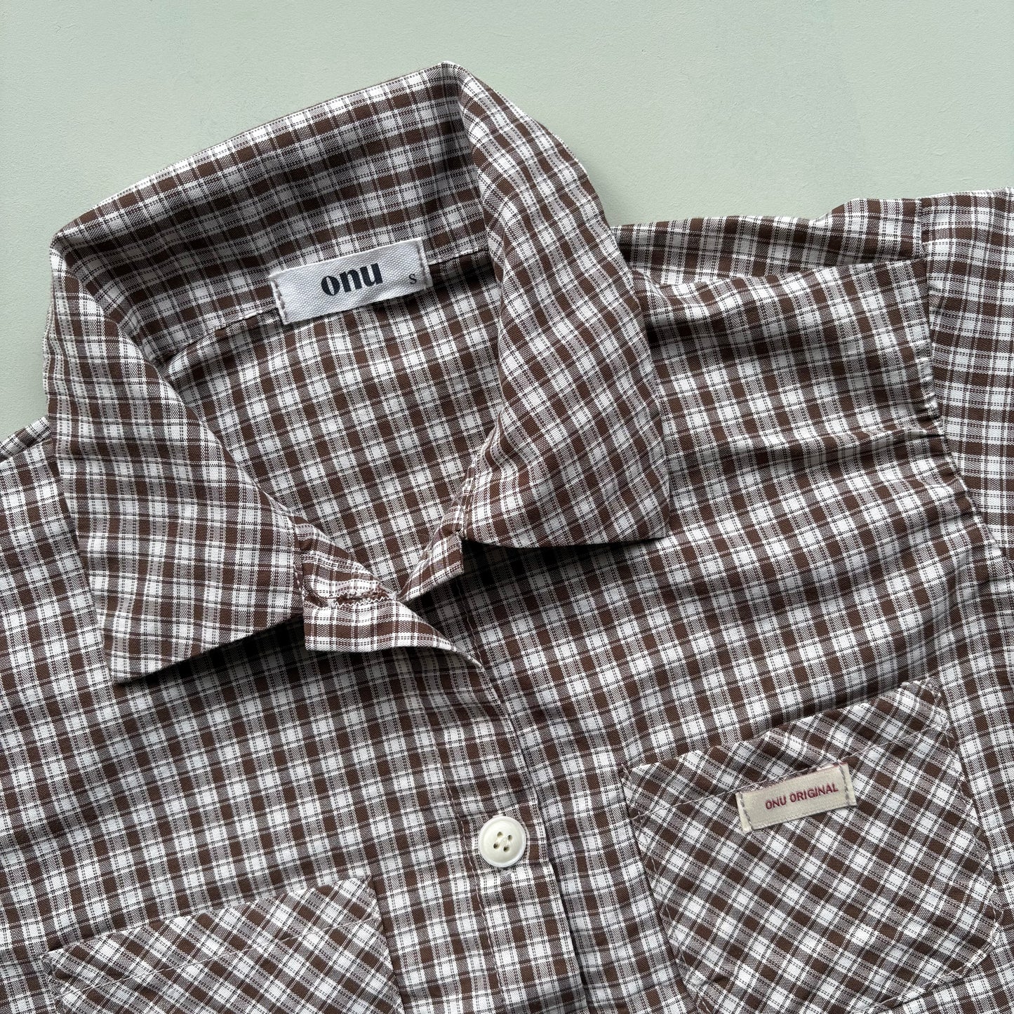 Brown Check Shirt