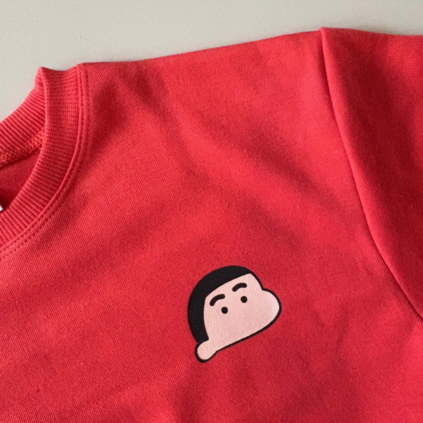 Red Cheeky Face Sweatshirt