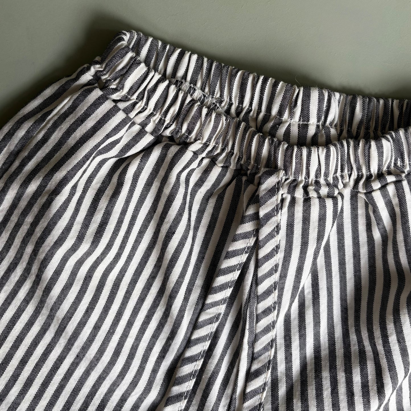 Charcoal Striped Trousers