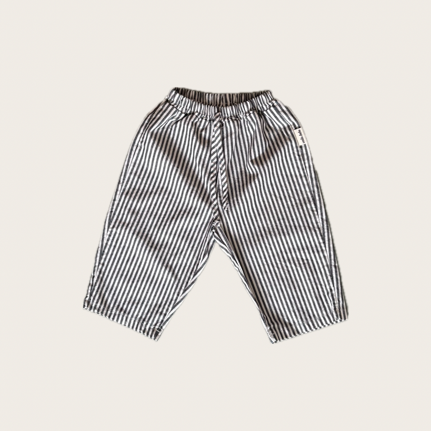 Charcoal Striped Trousers