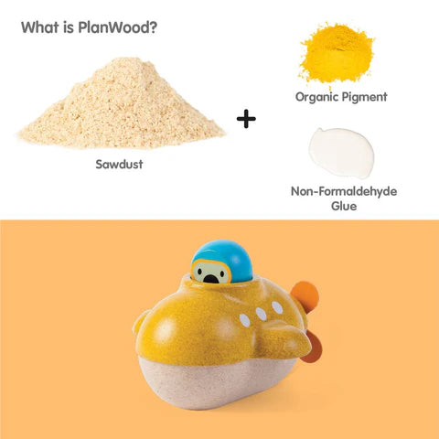 Submarine PlanWood Toy