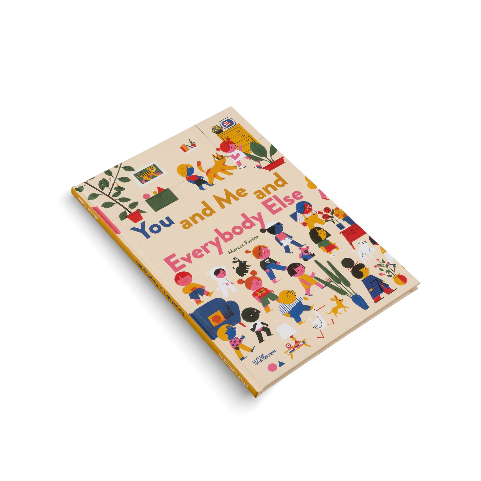 You and Me and Everybody Else children’s picture book front cover in full colour