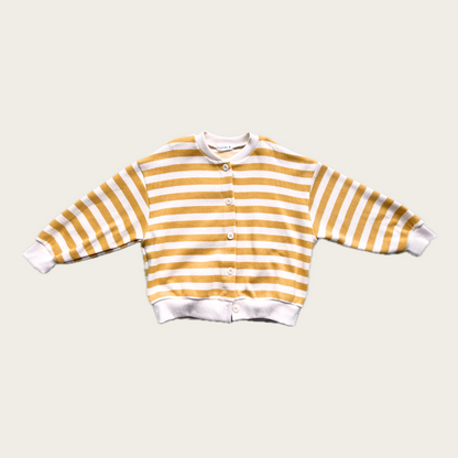 Bold Stripe Sweat Cardigan