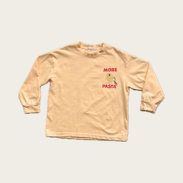 More Pasta Long Sleeve Kids T Shirt