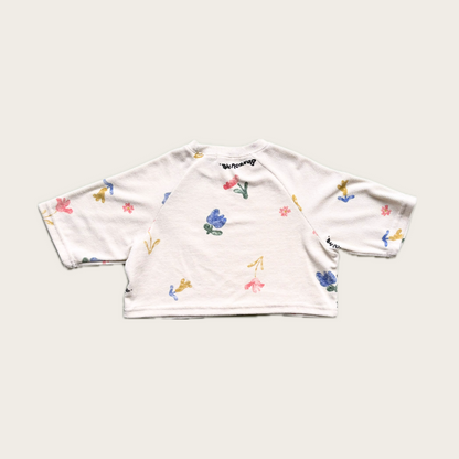 Boxy Raglan Floral T Shirt