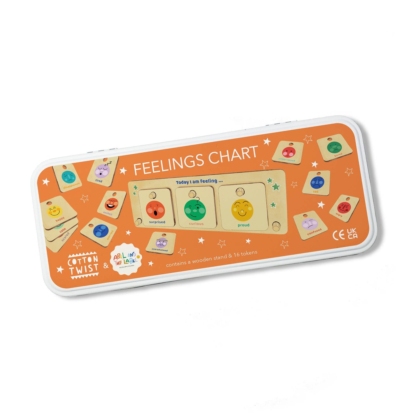 Feelings Chart for Children Tin