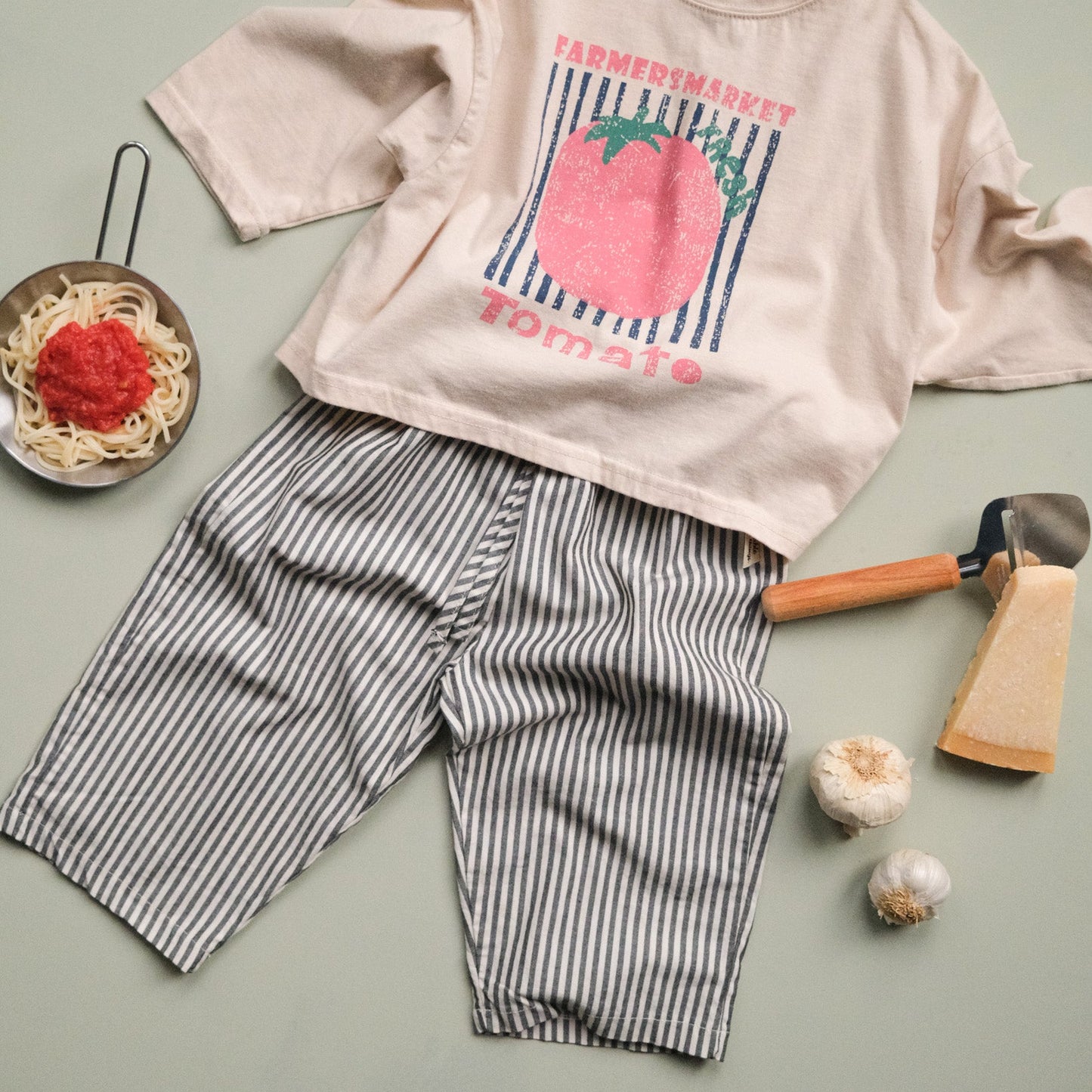 Charcoal Striped Trousers