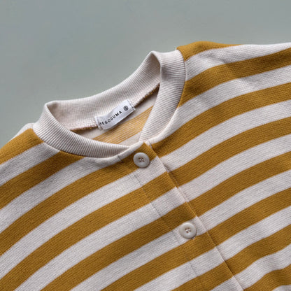 Bold Stripe Sweat Cardigan