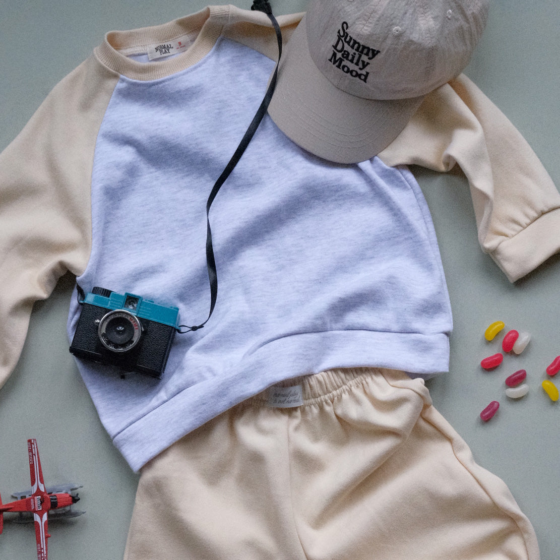 Raglan Sleeve Kids Sweatshirt