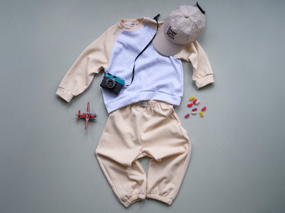 Raglan Sleeve Kids Sweatshirt