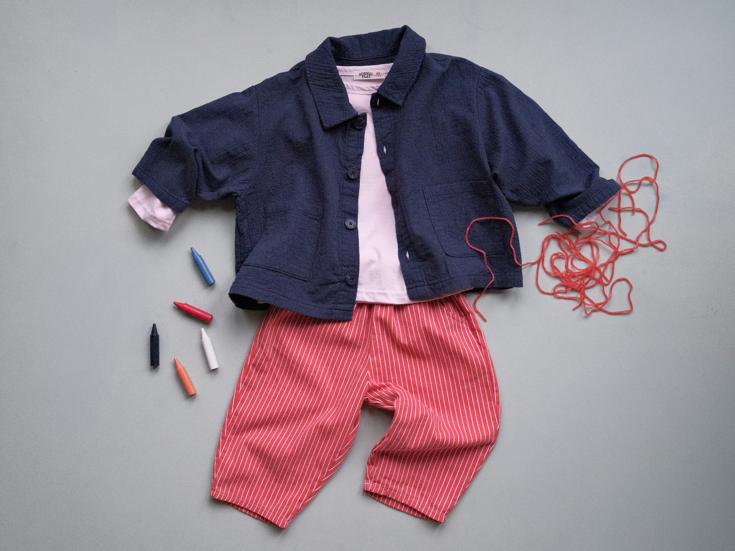 Navy Kids Chore Jacket