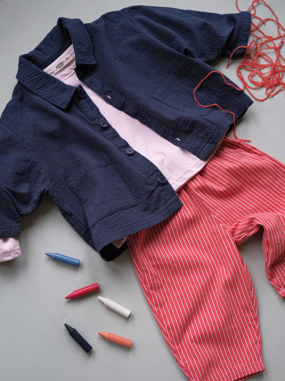 Navy Kids Chore Jacket