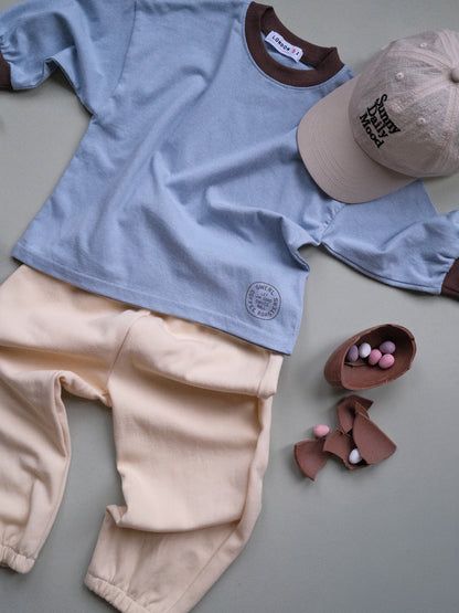 Long Sleeve Coffee Kids T Shirt