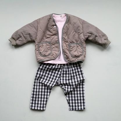 Gingham Balloon Trousers