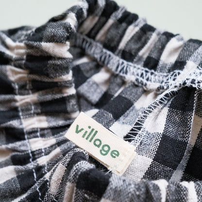 Gingham Balloon Trousers