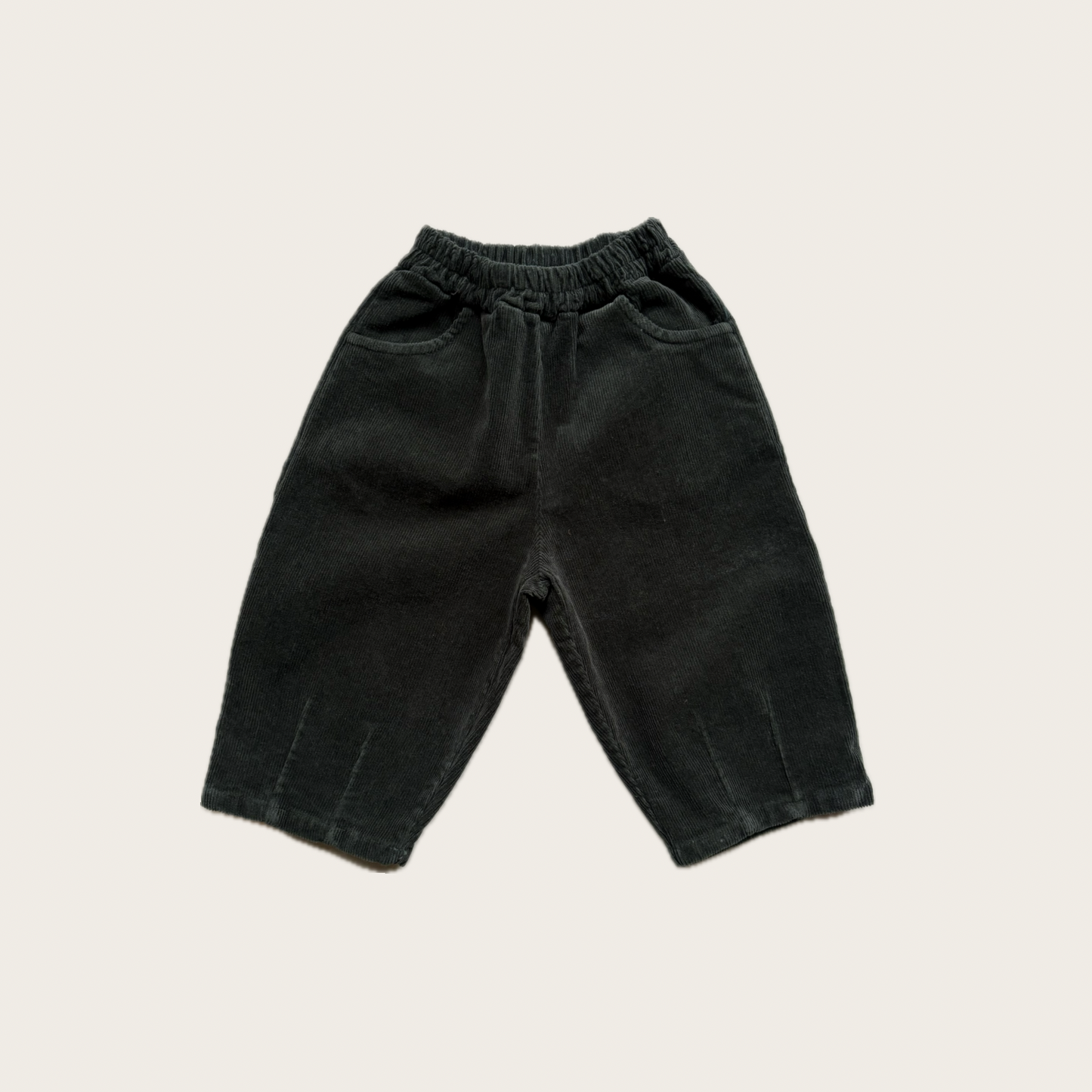 dark forest green corduroy barrel leg trousers – Village concept store