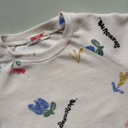 Boxy Raglan Floral Kids T Shirt