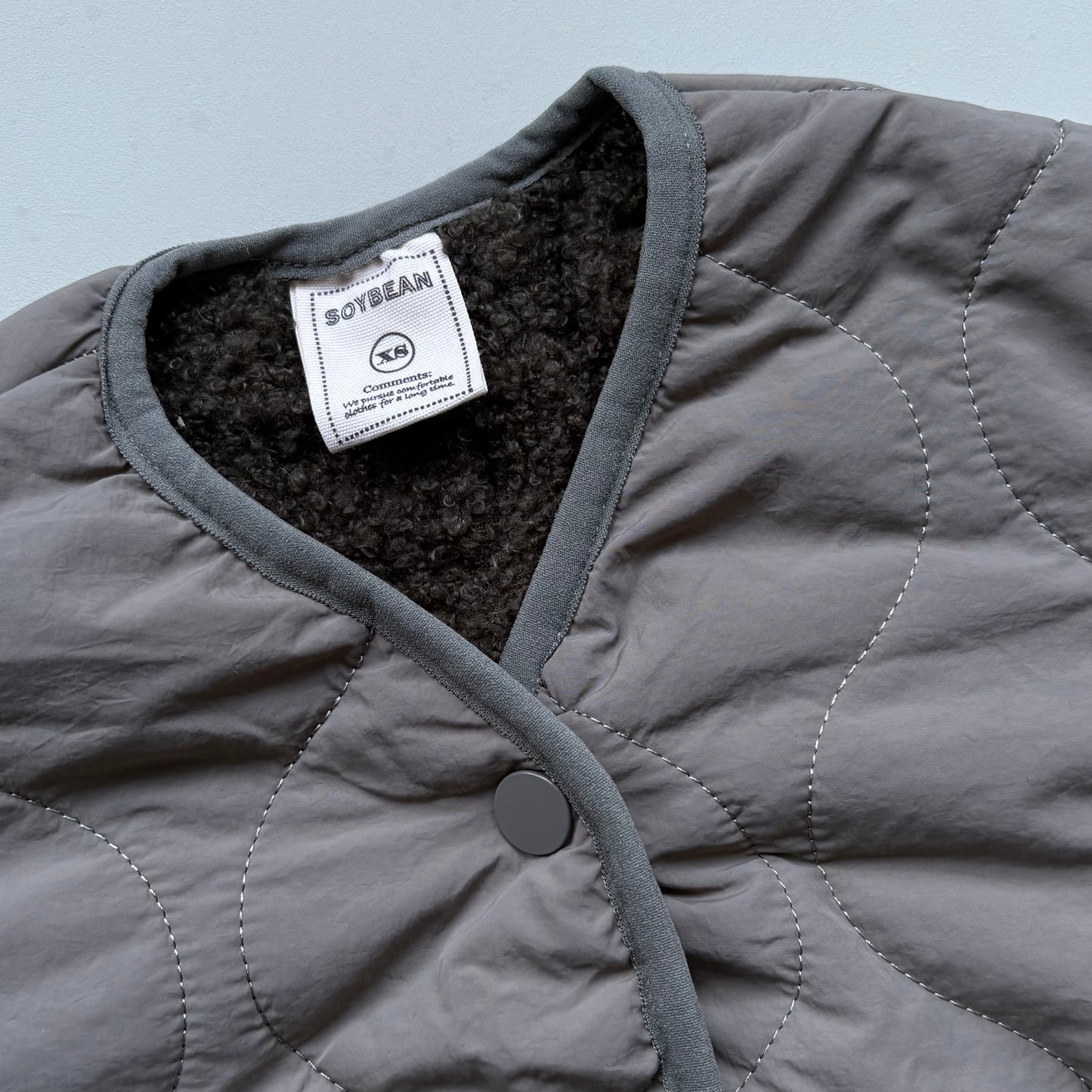 fleece lined quilted jacket for kids and toddlers - Village Concept Store