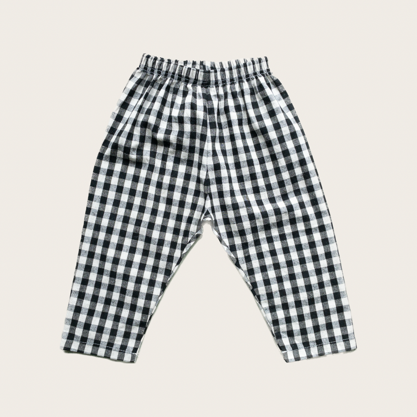 Gingham Balloon Trousers