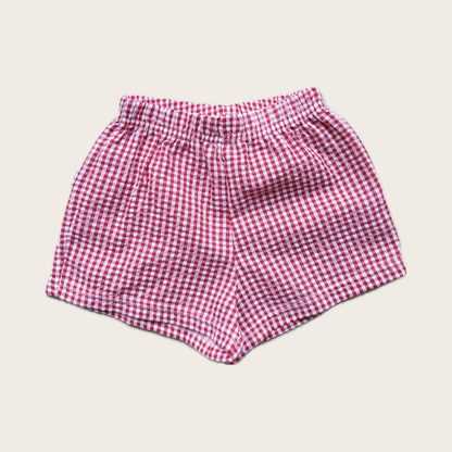 Mini Gingham Shorts