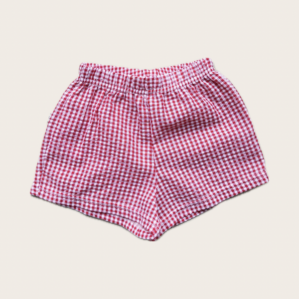 Mini Gingham Kids Shorts