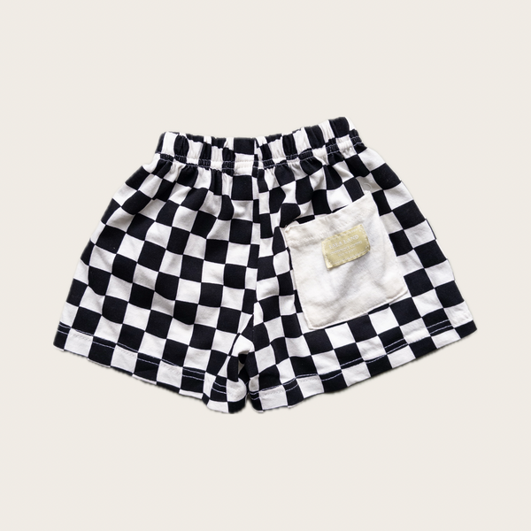 Checkerboard Kids Shorts