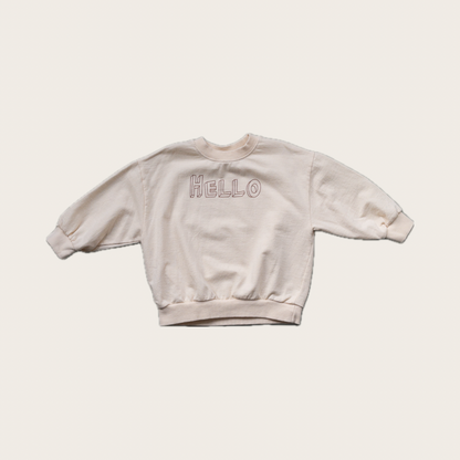 Hello Boxy Sweatshirt