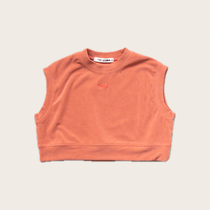 Rust Terry Vest