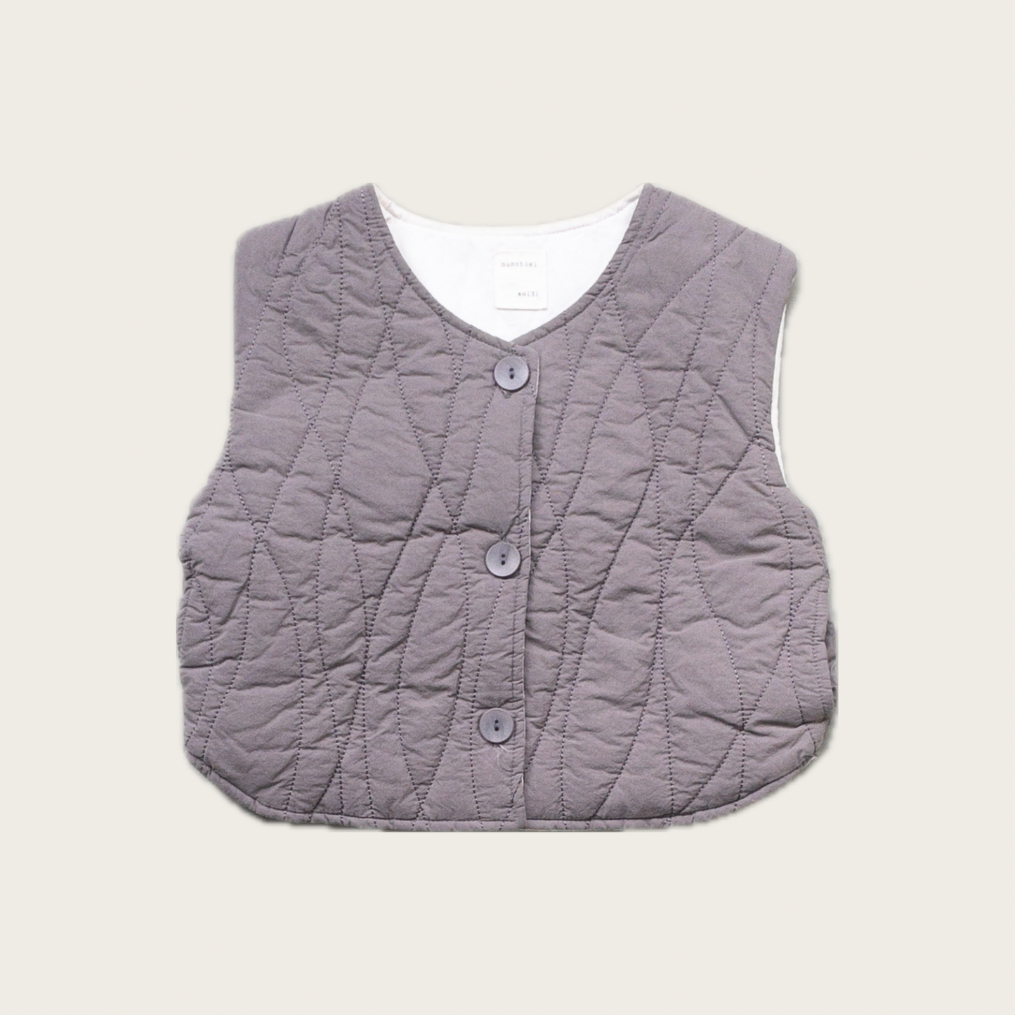 Charcoal Quilted Vest