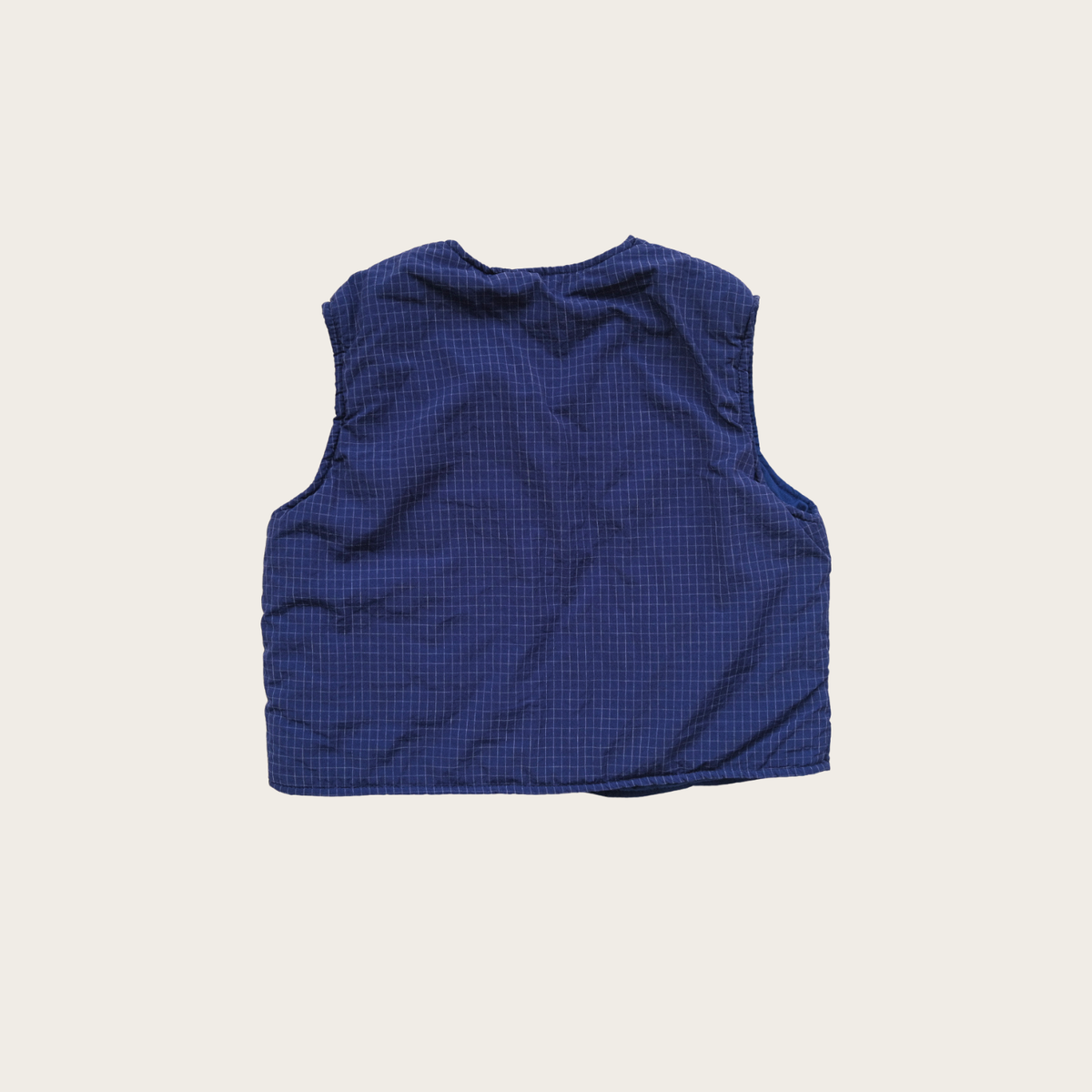 Cobalt Grid Quilted Gilet