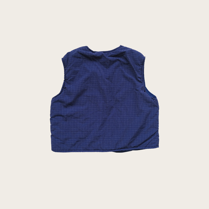 Cobalt Grid Quilted Gilet