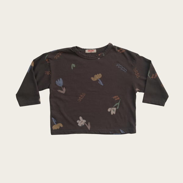 Abstract Flower Long Sleeve T-Shirt