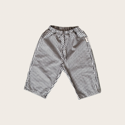 Charcoal Striped Trousers