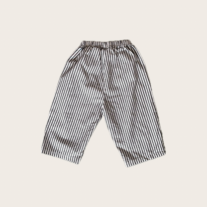 Charcoal Striped Trousers