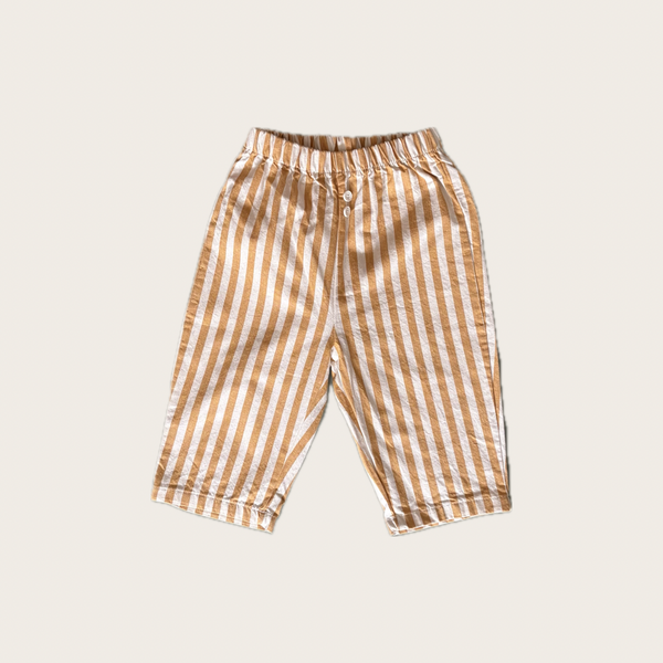 Mustard Striped Trousers