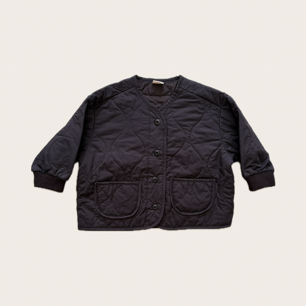 Black Quilted Jacket