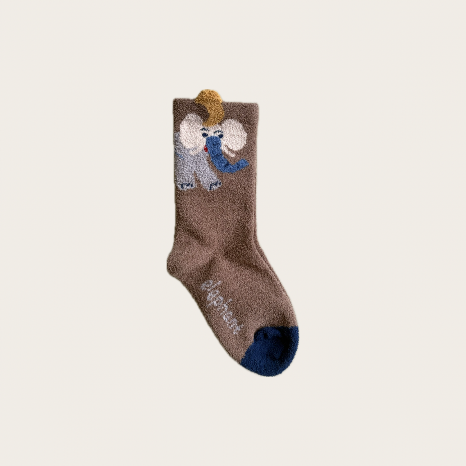 elephant illustration cosy children’s sock – Village concept store