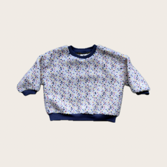 children's fleece top confetti pattern - Village Concept Store