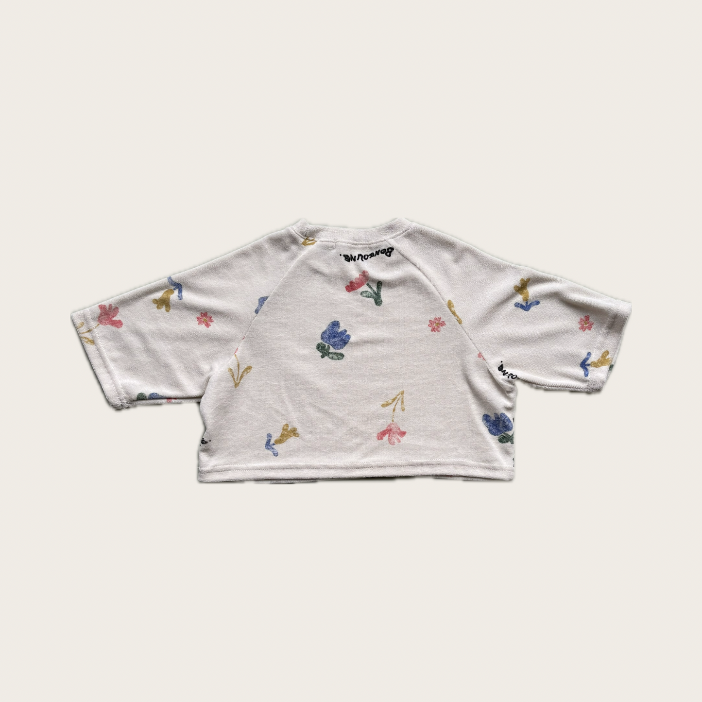 Boxy Raglan Floral Kids T Shirt