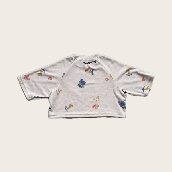 Boxy Raglan Floral Kids T Shirt