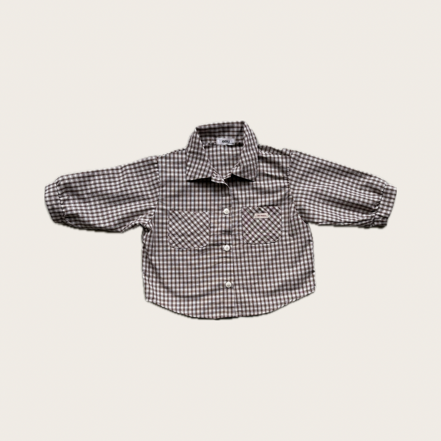 Brown Check Shirt