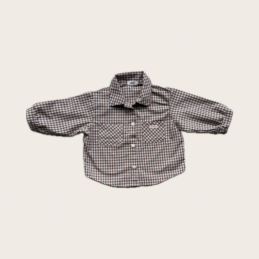 Brown Check Shirt