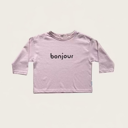 Bonjour Long Sleeve T-Shirt