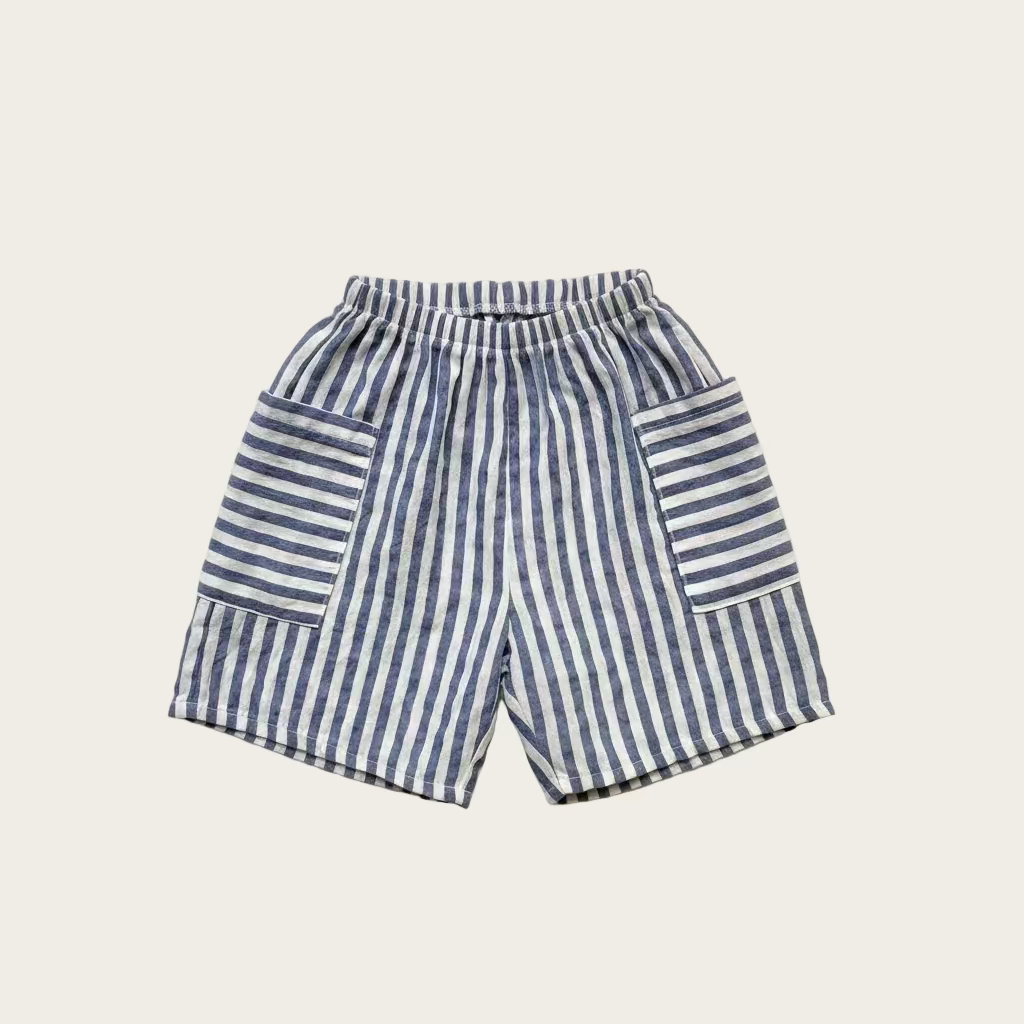 Blue Stripe Shorts