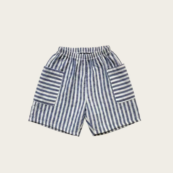 Blue Stripe Shorts