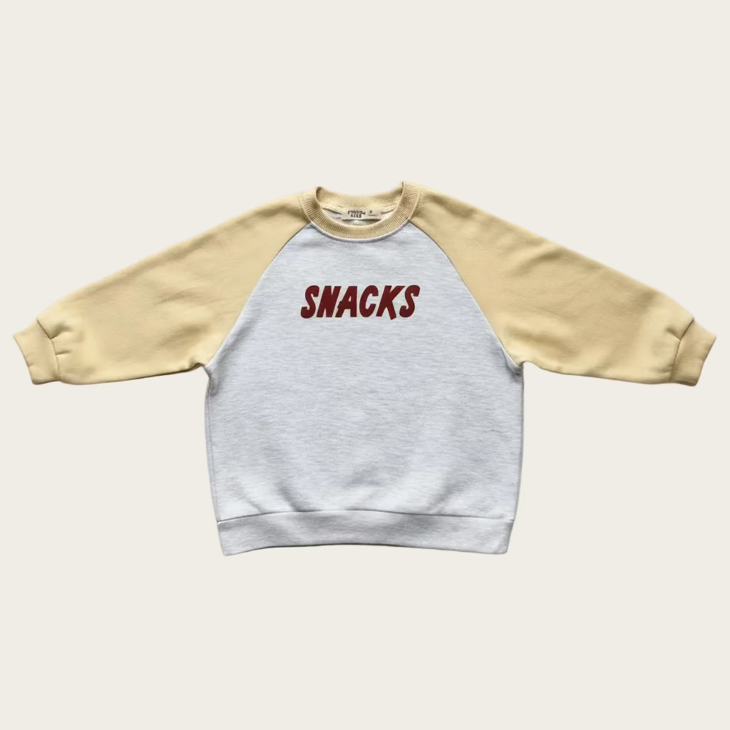 Snacks Raglan Sweatshirt