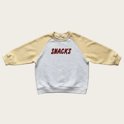Snacks Raglan Sweatshirt